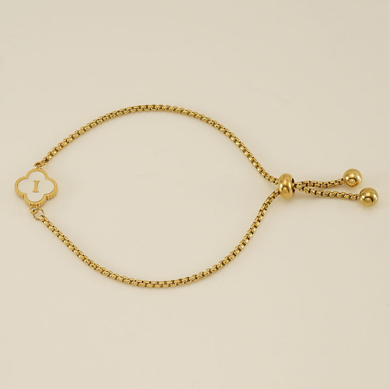 Four-leaf Clover Letter Jewelry