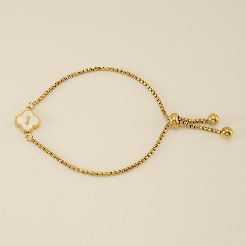 Four-leaf Clover Letter Jewelry