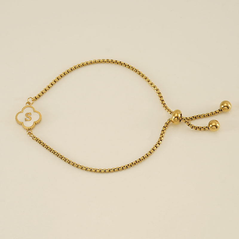 Four-leaf Clover Letter Jewelry
