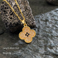 Four Leaf Clover Zirconium Jewelry Set