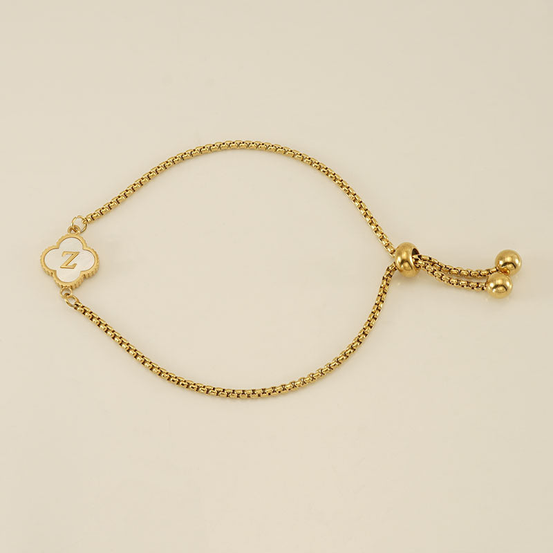 Four-leaf Clover Letter Jewelry