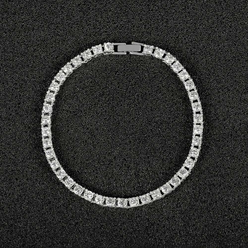 Tennis Chain Zircon Necklace & bracelet
