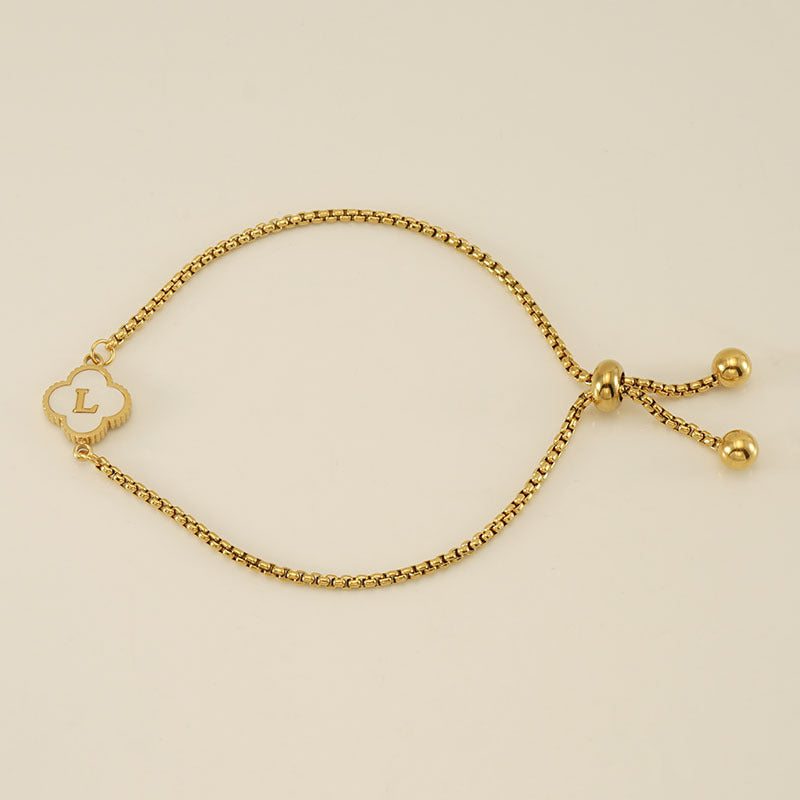 Four-leaf Clover Letter Jewelry