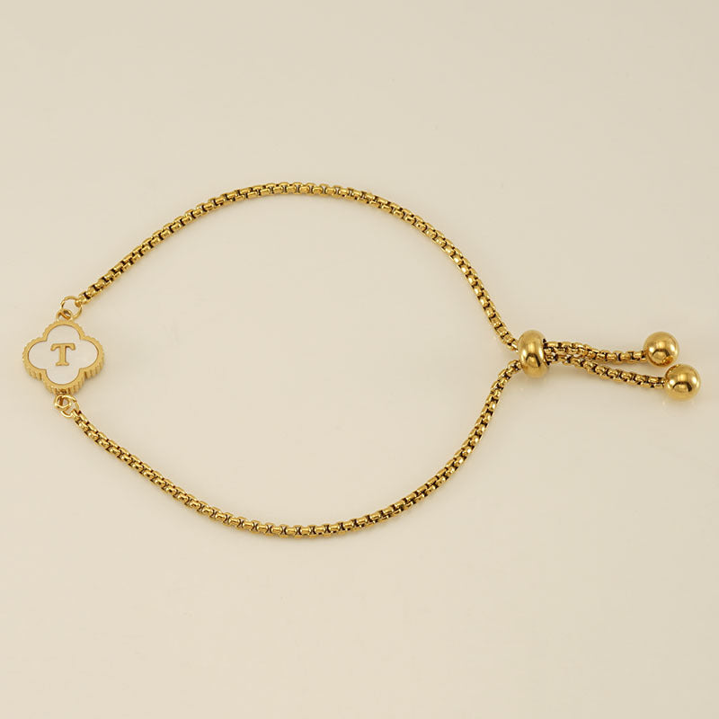 Four-leaf Clover Letter Jewelry