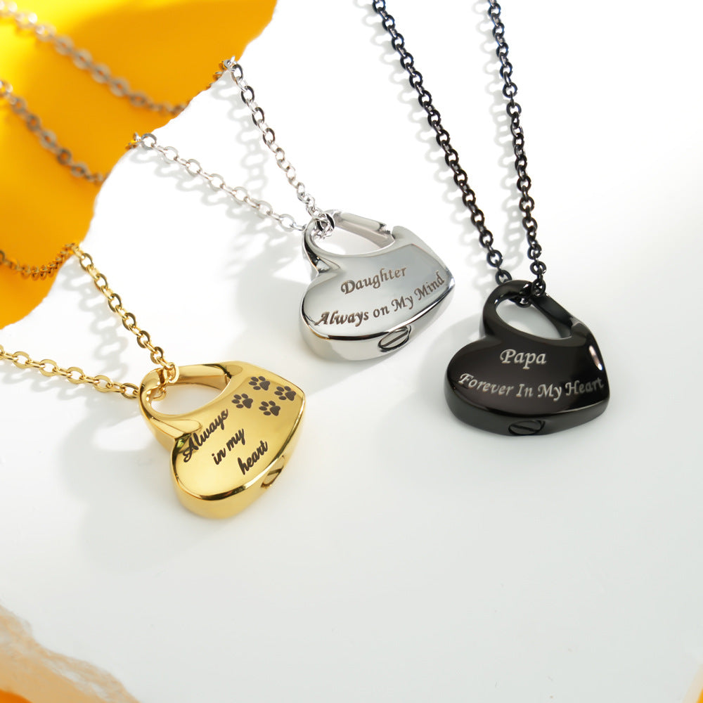 Pet memorial Ash necklace