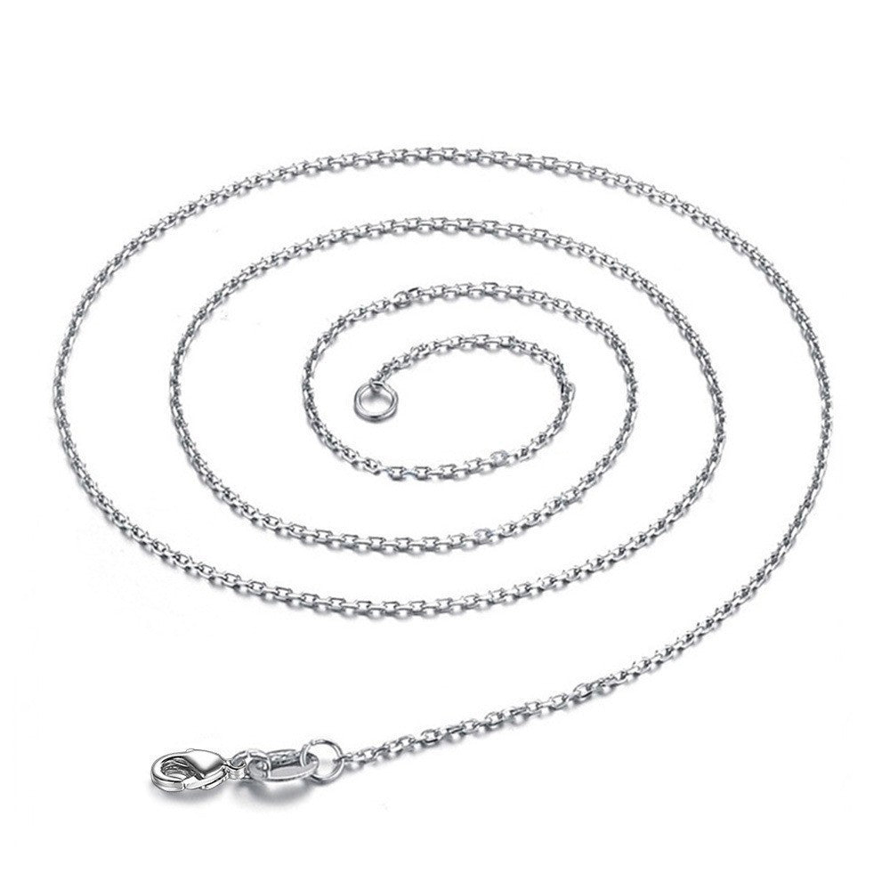 Platinum-coated teardrop-shaped morganite pendant necklace
