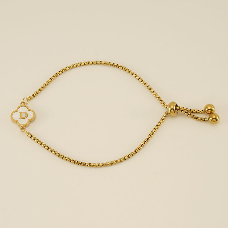 Four-leaf Clover Letter Jewelry