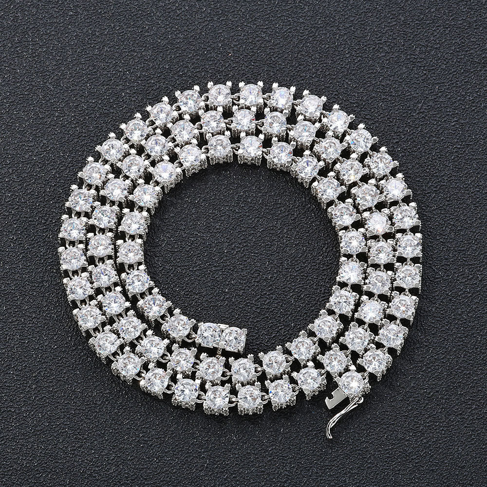 Tennis Chain Zircon Necklace & bracelet