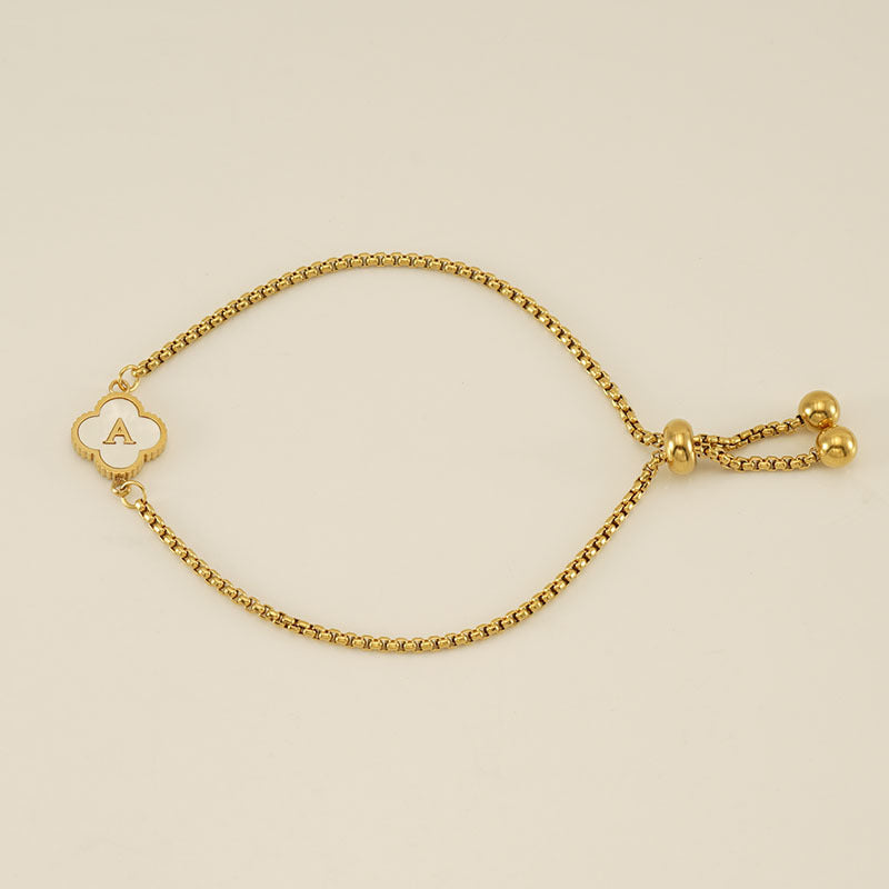 Four-leaf Clover Letter Jewelry