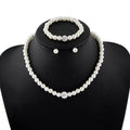 Women's pearl jewelry set
