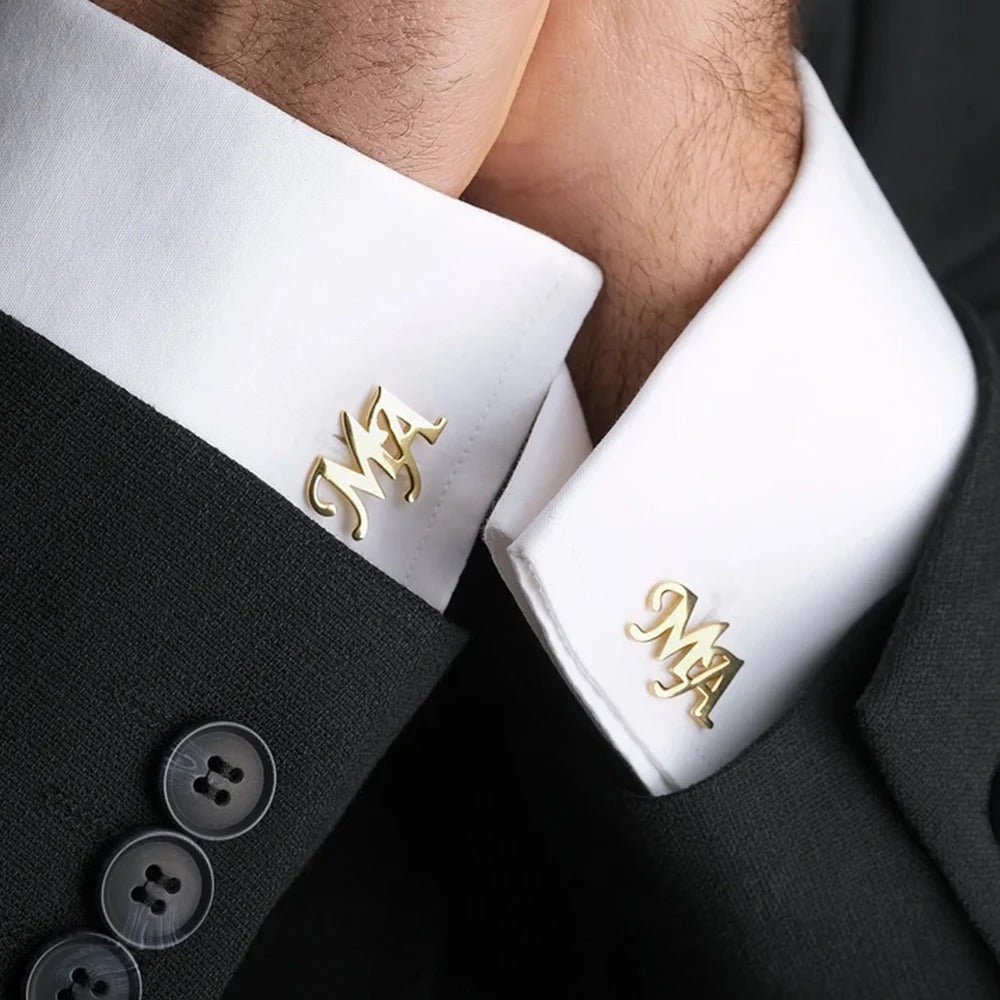Personalized Letter Men's Cufflinks