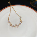 Light Luxury Zircon Imitation Pearl Hand Jewelry