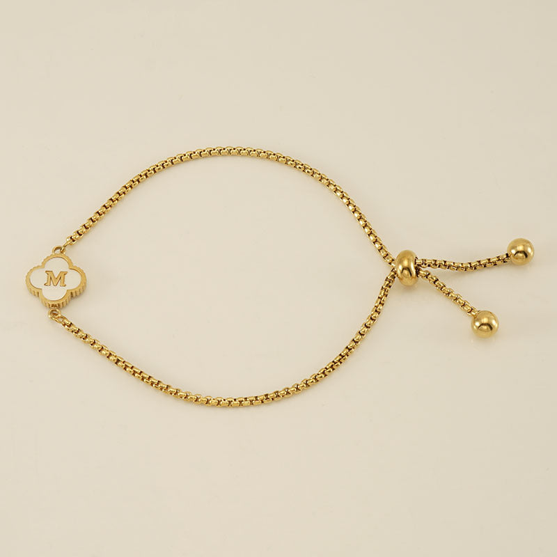 Four-leaf Clover Letter Jewelry