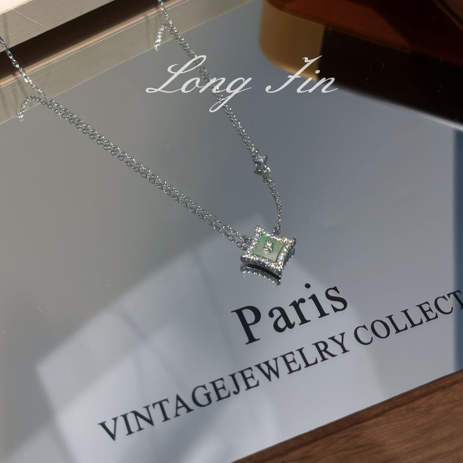 Geometric Mother-of-Pearl Star Jewelry Set