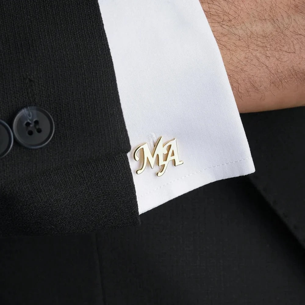 Personalized Letter Men's Cufflinks