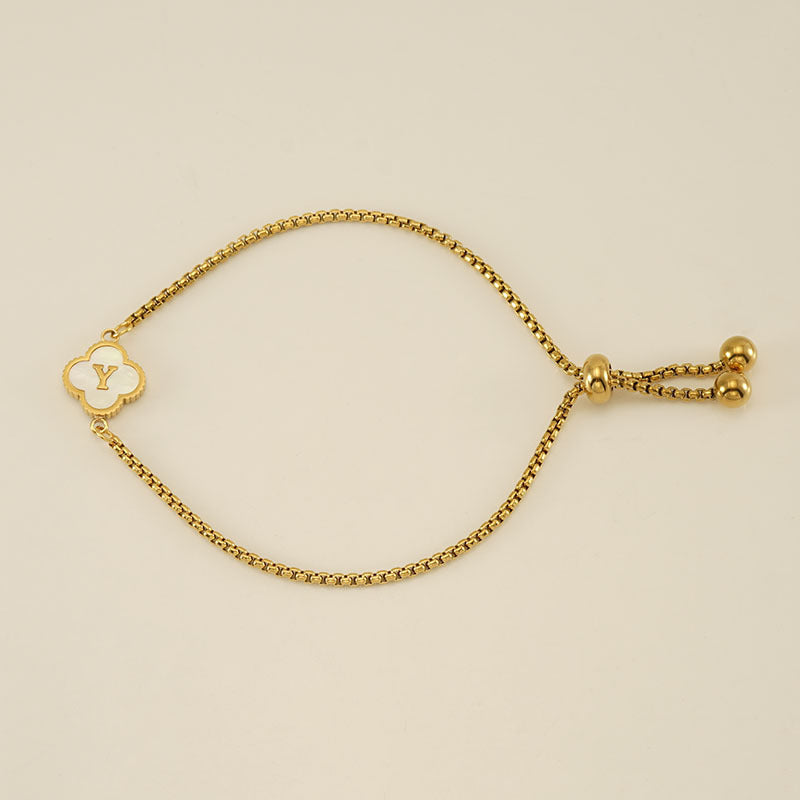Four-leaf Clover Letter Jewelry