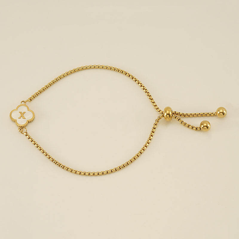 Four-leaf Clover Letter Jewelry