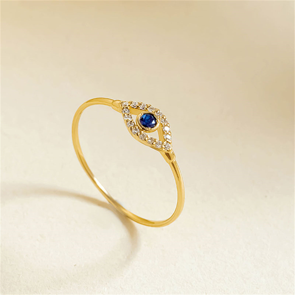 Fashionable Eye Design Ring Unique Women Jewelry