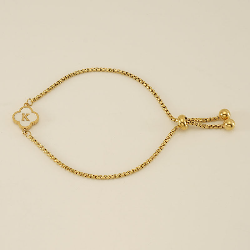 Four-leaf Clover Letter Jewelry
