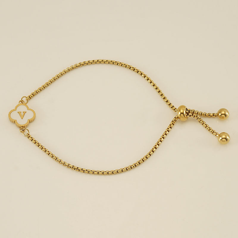 Four-leaf Clover Letter Jewelry