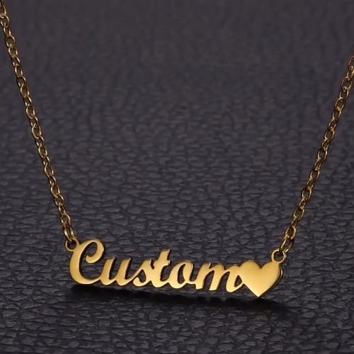 Custom Letter Name Necklace