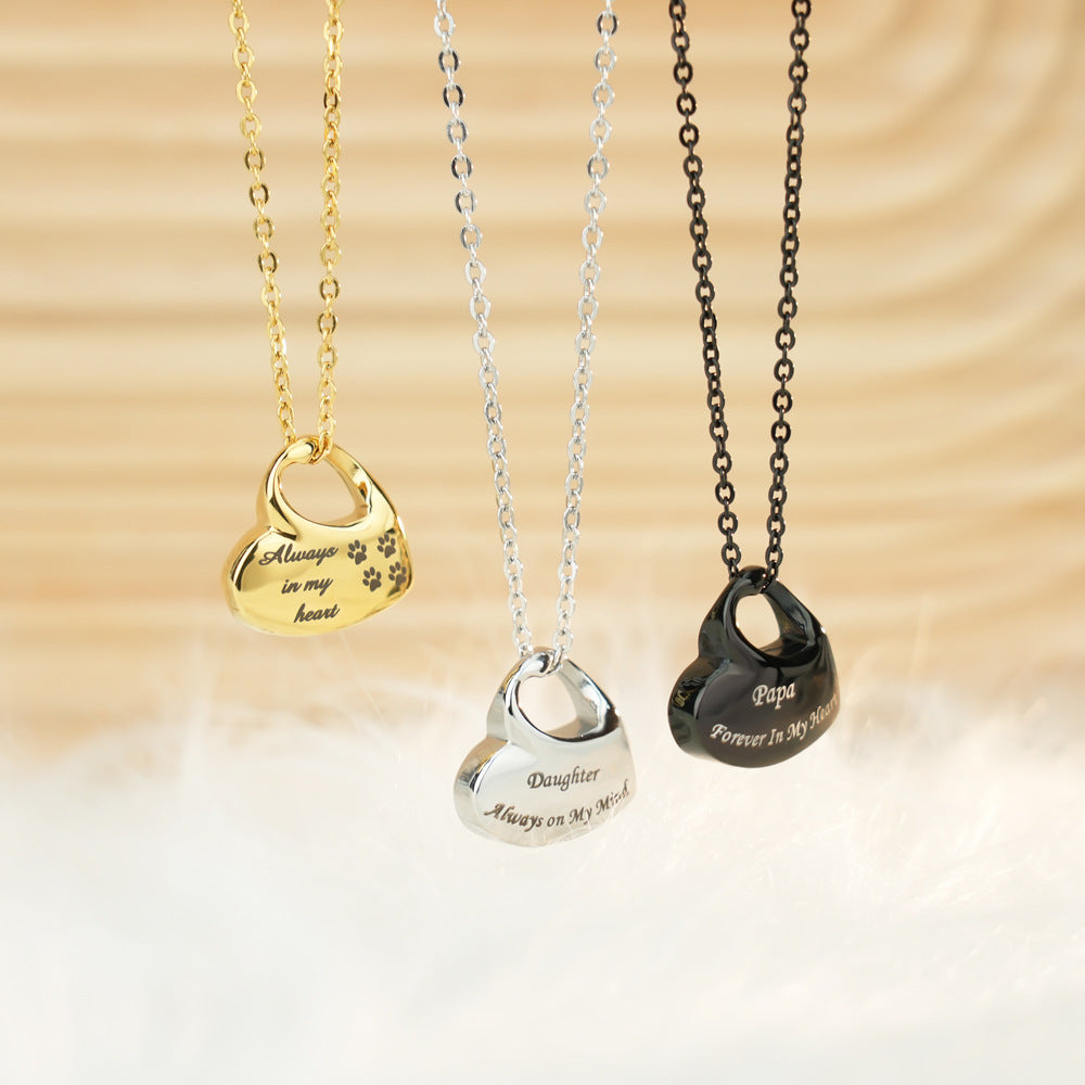 Pet memorial Ash necklace