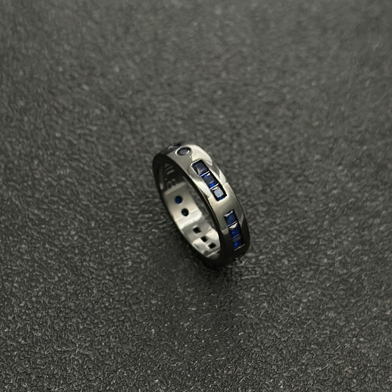 cubic zirconia knight ring