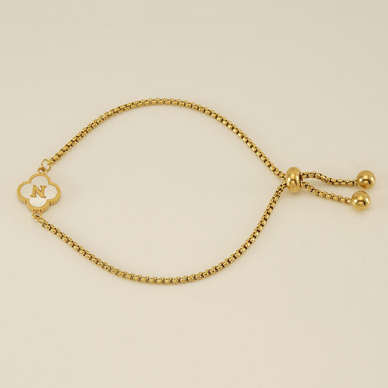Four-leaf Clover Letter Jewelry