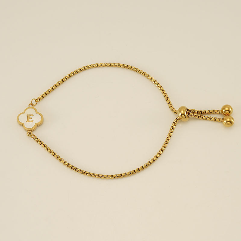 Four-leaf Clover Letter Jewelry