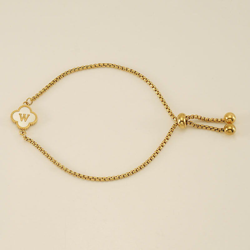 Four-leaf Clover Letter Jewelry