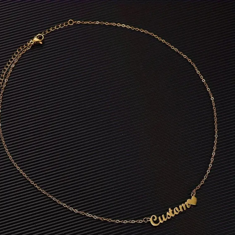 Custom Letter Name Necklace