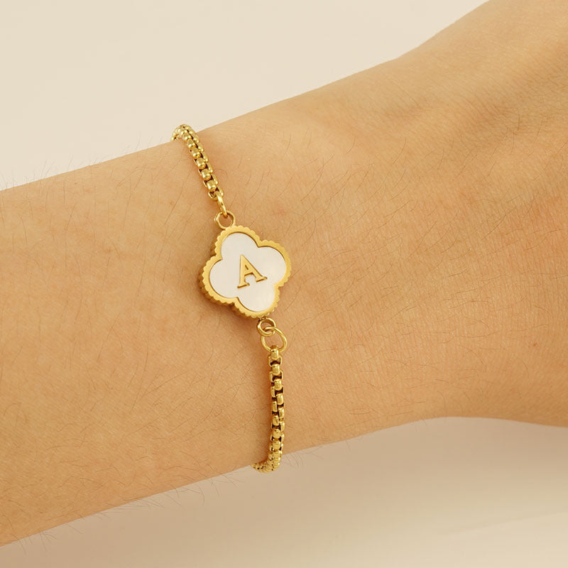 Four-leaf Clover Letter Jewelry