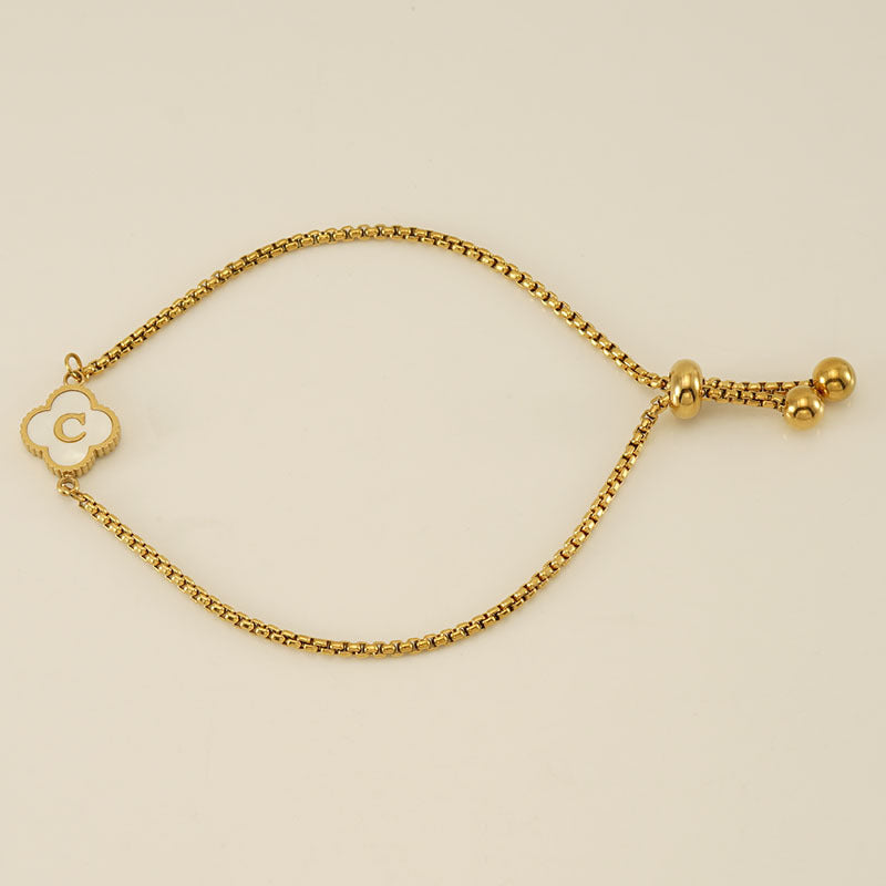 Four-leaf Clover Letter Jewelry