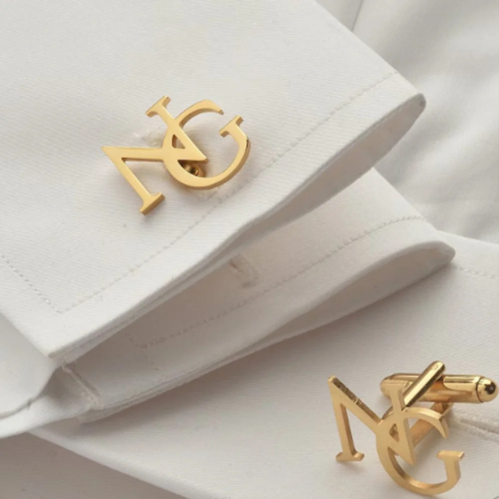 Personalized Letter Men's Cufflinks