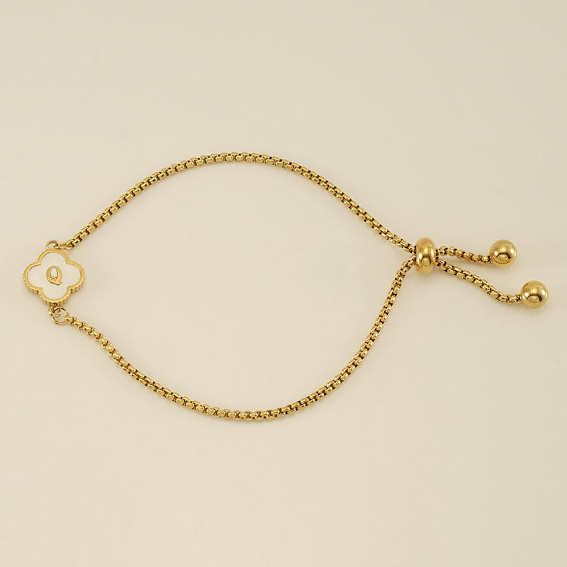 Four-leaf Clover Letter Jewelry